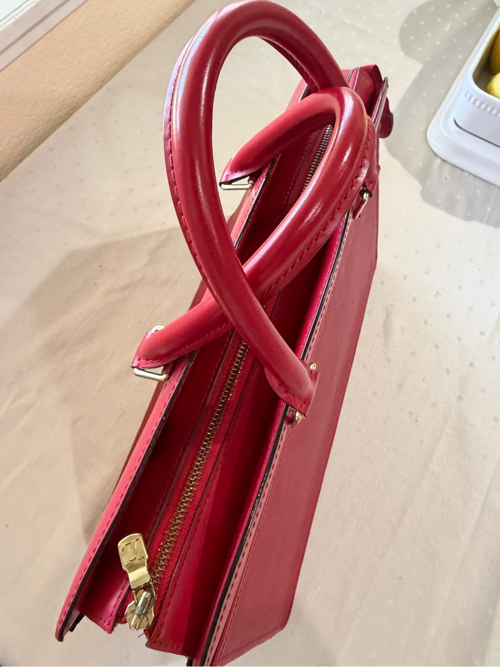 Louis Vuitton Epi Leather Riviera red Handbag - Picture 5 of 11